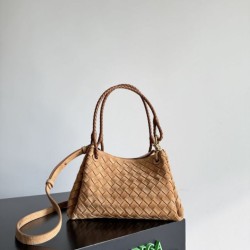 Replica qualità specchio Borse Firmate  Bottega Veneta Parachute intrecciato marrone