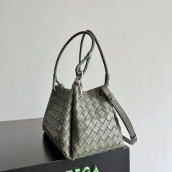 Replica Borsa Bottega Veneta Parachute intrecciato Verde Imitazioni Replica qualità specchio Borsa Bottega Veneta Parachute intrecciato Verde