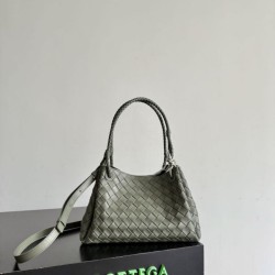 Replica qualità specchio Borsa Bottega Veneta Parachute intrecciato Verde