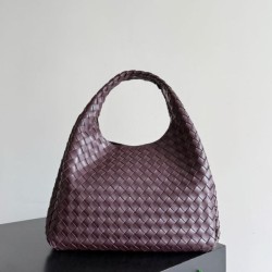 Replica qualità specchio Borsa  1:1 Campana Bottega Veneta media/grande intrecciata Marrone
