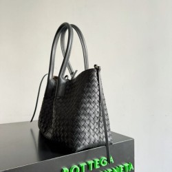 Replica Bora Pari all'originale replica tote reversibile Bottega Veneta Pinacoteca intrecciato Nero Imitazioni Replica qualità specchio Bora Pari all'originale replica tote reversibile Bottega Veneta Pinacoteca intrecciato Nero