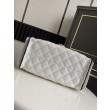 Replica Perfetta a mano Chanel 25 Mini Hobo AS5293 Rafia intrecciata Beige/Nero