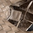 Borsa a tracolla Bottega Veneta Campana piccola intrecciata Marrone