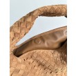 Imitazioni borse griffate a tracolla Bottega Veneta Large Hop pelle scamosciata marrone