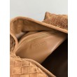 Imitazioni borse griffate a tracolla Bottega Veneta Large Hop pelle scamosciata marrone