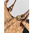 Borse Firmate Replica Bottega Veneta Parachute intrecciato marrone