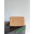 Borse Firmate Replica Bottega Veneta Parachute intrecciato marrone