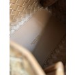 Borse Firmate Replica Bottega Veneta Parachute intrecciato marrone
