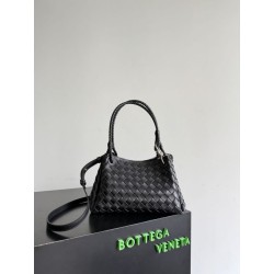 Borse Replica Bottega Veneta Parachute intrecciato nero