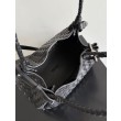 Borse Replica Bottega Veneta Parachute intrecciato nero