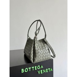 Borsa Bottega Veneta Parachute intrecciato Verde