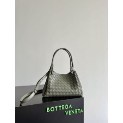 Borsa Bottega Veneta Parachute intrecciato Verde