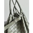 Borsa Bottega Veneta Parachute intrecciato Verde