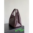 Borsa Replica 1:1 Campana Bottega Veneta media/grande intrecciata Marrone