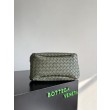 Borse Imitazioni Campana Bottega Veneta media/grande intrecciata Verde