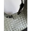 Borse Imitazioni Campana Bottega Veneta media/grande intrecciata Verde