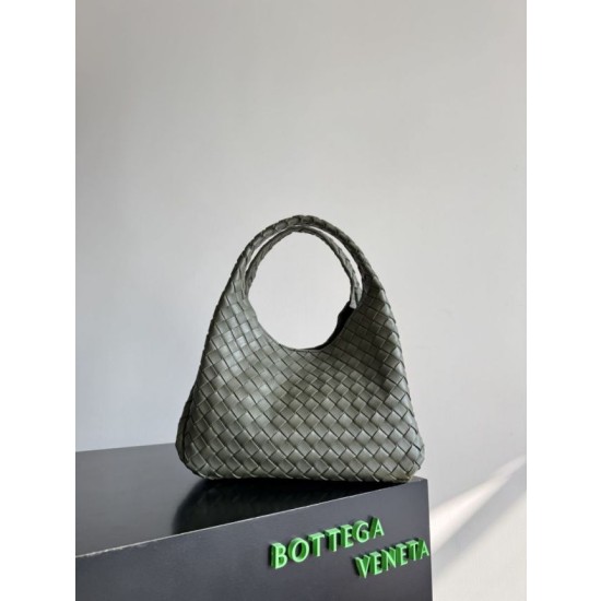 Borse Imitazioni Campana Bottega Veneta media/grande intrecciata Verde