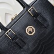 Borsa da lavoro Stefano Ricci modello coccodrillo nera