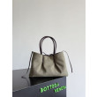 Borsa tote reversibile Bottega Veneta Pinacoteca intrecciato bordeaux