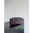 Borsa tote reversibile Bottega Veneta Pinacoteca intrecciato bordeaux
