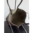 Borsa tote reversibile Bottega Veneta Pinacoteca intrecciato bordeaux