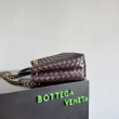 Borse Bottega Veneta Andiamo piccola/media/grande pelle intrecciata marrone