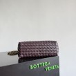 Borse Bottega Veneta Andiamo piccola/media/grande pelle intrecciata marrone
