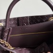 Borse Bottega Veneta Andiamo piccola/media/grande pelle intrecciata marrone