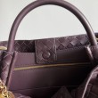 Borse Bottega Veneta Andiamo piccola/media/grande pelle intrecciata marrone