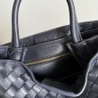 Borse Bottega Veneta Andiamo piccola/media/grande pelle intrecciata Nera