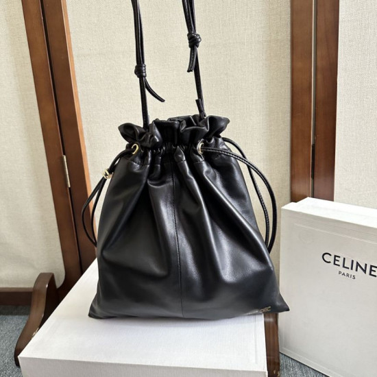 Borse piccola Hobo Celine Crystal Nera Borse piccola Hobo Celine Crystal Nera