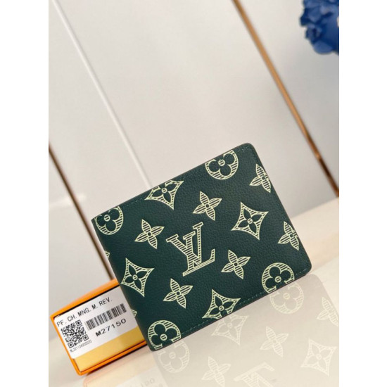 Alta gamma replica imitazione Portafoglio multiplo LV M27150 verde Alta gamma replica imitazione Portafoglio multiplo LV M27150 verde
