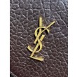 YSL Saint Laurent Cassandre Borsa a busta grande con catena Claret