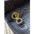 YSL Saint Laurent Cassandre Borsa a busta grande con catena Claret