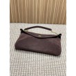 YSL Saint Laurent Cassandre Borse Imitazioni a busta grande con catena scamosciata marrone