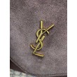 YSL Saint Laurent Cassandre Borse Imitazioni a busta grande con catena scamosciata marrone