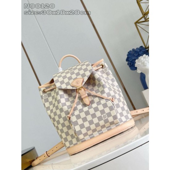 Zaino LV N00120 Montsouris PM Beige