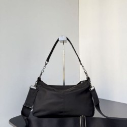 Replica Borse Firmate a tracolla piccola Balenciaga Le City Moto nylon nera Imitazioni Replica qualità specchio Borse Firmate a tracolla piccola Balenciaga Le City Moto nylon nera