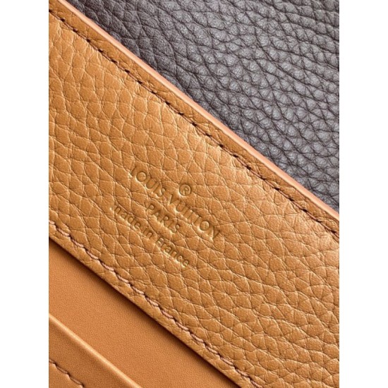 Replica Borse tote LV Taurillon Capucines BB M14176 Marrone Imitazioni Replica qualità specchio Borse tote LV Taurillon Capucines BB M14176 Marrone