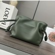 Borsa a mano Mini Loewe Flamenco nappa verde