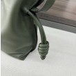 Borsa a mano Mini Loewe Flamenco nappa verde