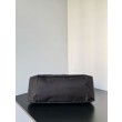 Borse Replica a tracolla media Balenciaga Le City Moto in nylon nero