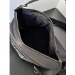 Borse Replica a tracolla media Balenciaga Le City Moto in nylon nero