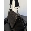 Borse Firmate Replica a tracolla piccola Balenciaga Le City Moto nylon nera
