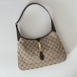 Borsa a tracolla piccola Gucci Jackie Slim 863136/863137 Marrone