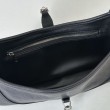 Qualità superiore replica a tracolla piccola Gucci Jackie Slim 863136/863137 Nero