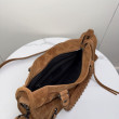 Borsa Replica 1:1 tote Balenciaga Le City Medium scamosciata cammello
