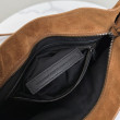 Borsa Replica 1:1 tote Balenciaga Le City Medium scamosciata cammello
