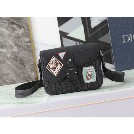 Borse a tracolla Dior Saddle piccola con patta nera Borse a tracolla Dior Saddle piccola con patta nera