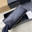 Borse YSL Saint Laurent Niki piccola shopping pelle bovina oliata e cerata nera